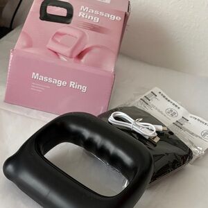 Black Massage Ring with Accessories new